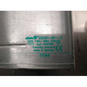 Buy cheap EBM-PAPST D2E097 Series Centrifugal Cooling Fan D2E097-CB11-32 BLWR CENT 144X140MM 115VAC from wholesalers