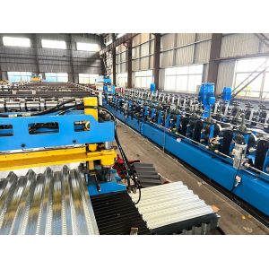 Buy cheap PLC Touch Screen Control Deck Floor Panel Roller Making Machine 28 Forming Stations from wholesalers