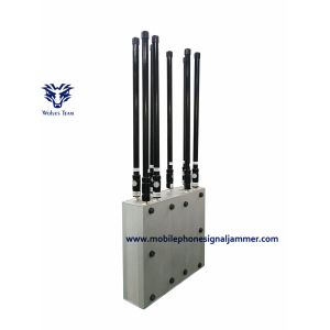 WIFI UHF VHF GPS 50m 55W Indoor Signal Jammer