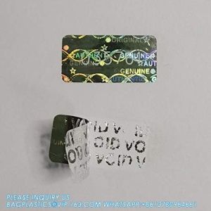 Authentic Hologram Labels/Stickers Silver Transfer Tamper Evident Security