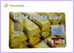 Buy cheap Real Capacity 2gb / 4gb / 8gb  16gb 32gb GOLD Credit Card shape USB Storage Deivce from wholesalers