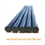 Buy cheap 10mm Carbon Fiber Rods And Tubes Plain Twill Weave Dull Surface from wholesalers