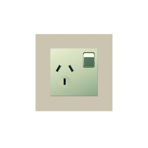Buy cheap 10A 230V Electrical Power Socket , 86mm Australia Socket Outlet from wholesalers