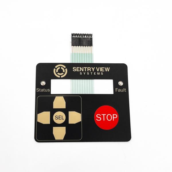 Polyester Keypad Switch PET Membrane Switch with Glossy/Matte/Frosted Surface