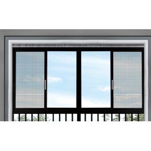 Customizable Size Aluminum Sliding Window with Multi-point Locking and 10 Years