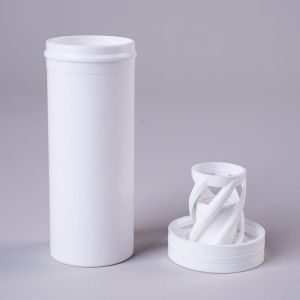 Buy cheap Food Grade PP Plastic Effervescent Tablet Tube Bottle with Custom White Print and Cap from wholesalers