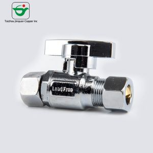 Buy cheap Less Resistance Chrome Plated 3/8''X3/8" FEM Brass Stop Valve from wholesalers