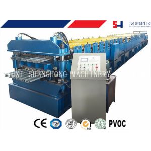 Roofing Sheet Double Layer Roll Forming Machine For Floor Deck Panel