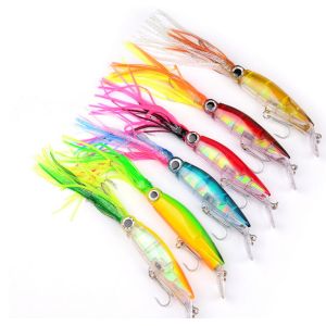 ABS octopus squid jig fishing lure crank bait hook shrimp tackle with 1/0# hook
