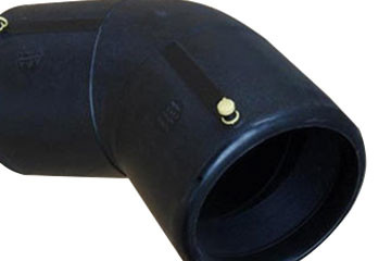 Quality 45 Degree HDPE Elbow Electrofusion Fittings For Water for sale