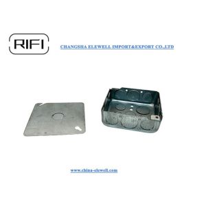 Buy cheap UL Listed Outdoor Electrical Galvanized Metal 4x4 Square Junction Boxes from wholesalers