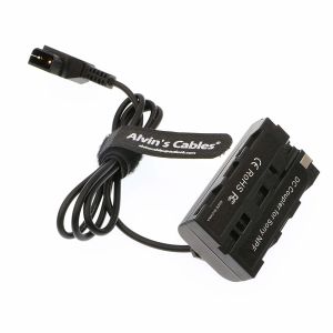 Buy cheap 10- 24V Camera Power Cable NP F550 Dummy Battery To D-Tap For Sony NP F570 NP F970 SmallHD Focus 7 from wholesalers