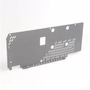 Custom Black Aluminum Sheet Metal Fabrication Stamping Parts According to Your