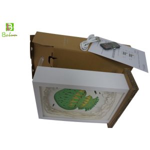 Buy cheap Corrugated Present Cardboard Display Packaging With Transparent Cover from wholesalers