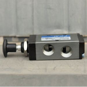 Durable 2-position 3-way Hand-pull Valve for High Flow Rate Applications in