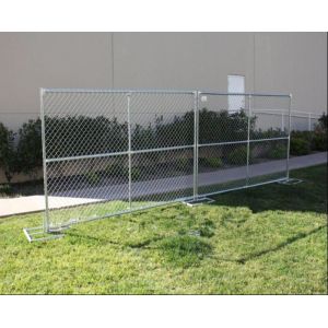 Buy cheap 8'x12' temporary construction fence panels tubing 1⅗"(40mm) 1⅝"(42mm) 1⅞" mesh 60mm x 60mm x 2.7mm from wholesalers