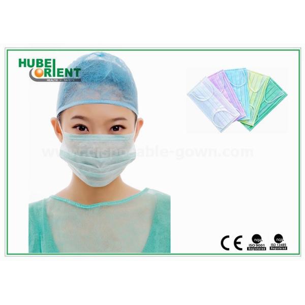 Quality EN14683 3 Ply Polypropylene Disposable Face Mask With Earloop for sale