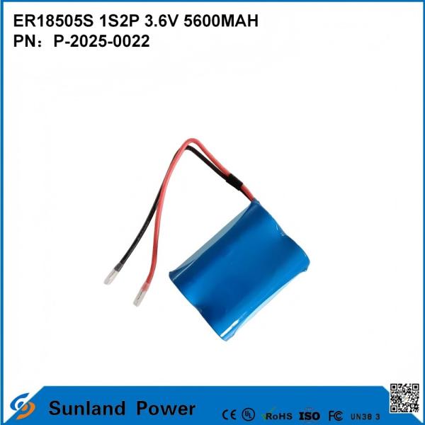 ER18505S 1S2P 3.6V 5600MAH High-Temperature Resistant High-Capacity Battery