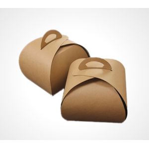 Buy cheap custom kraft carton box with handles eco friendly from wholesalers