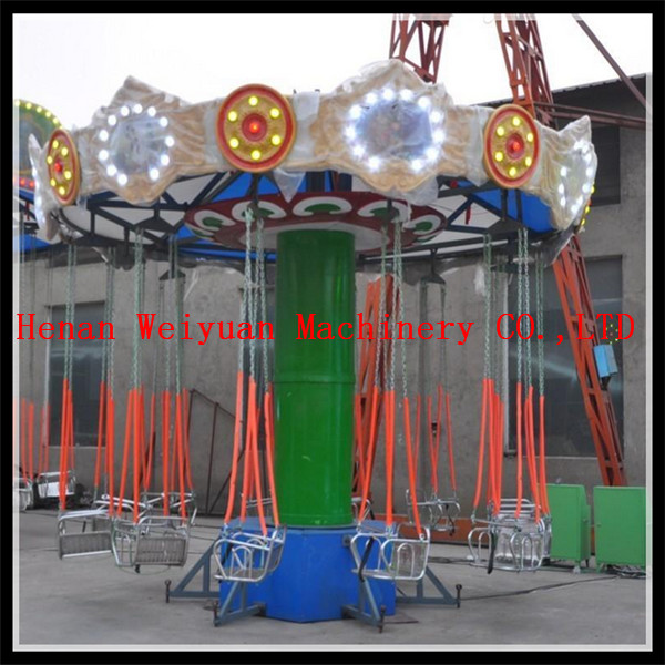 24 seats chair flying kiddie rides swing rides amusement flying chair rides with