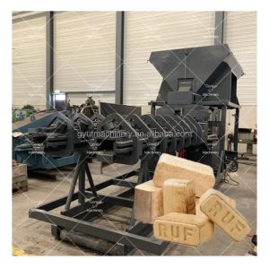 Buy cheap 400 piece per hour Sawdust Wood Chips Briquette Making Machines with Customized Voltage from wholesalers