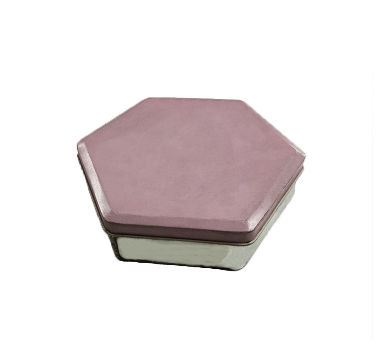 Quality Hexagon Shape Printed Tin Boxes , Cartoon Pattern Tin Cookie Containers for sale Buy cheap Hexagon Shape Printed Tin Boxes , Cartoon Pattern Tin Cookie Containers product