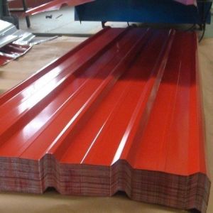 China 2mm Galvanized Colour Coated Roofing Sheet RAL Color ASTM A755 EN 10169 on sale