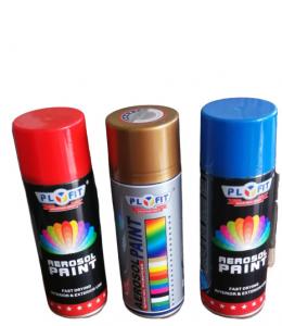 China Powder Coating Aerosol Acrylic Spray Paint OEM Silver Color on sale