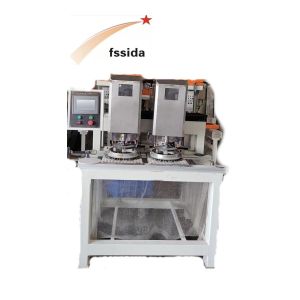 Buy cheap Horizontal Structure Glass Automatic Double Head Drilling Machine with PLC Control from wholesalers
