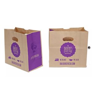 Buy cheap Spout Top Flexo Printing Fast Food Paper Bags product