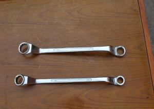 China Double Offset Basic Construction Tools , Ring Spanner Wrench Plum Wrench on sale