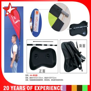 Buy cheap Backpack flying Advertising flag Banners with bag and pole from wholesalers