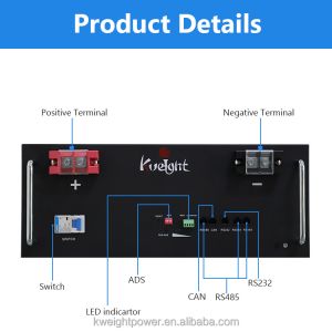 51.2v 100ah Lithium Battery Pack Solar System Backup Power For Off Grid System
