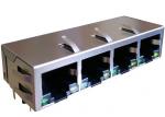 Buy cheap RJSE4BAO8T089B Multi-port RJ45 1x4 Port 10/100Base-Tx Fast Ethernet Rj45 from wholesalers