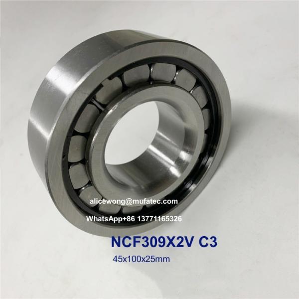 Buy cheap NCF309X2V C3 Cylindrical Roller Bearings 45x100x25mm Full Complement Roller Bearings from wholesalers