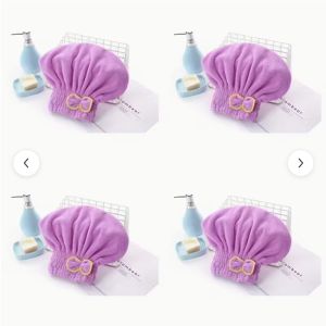Buy cheap Customizable Size Coral Fleece Hair Drying Cap with Secure Elastic Edge - Super Absorbent Soft Quick-Dry Microfiber Towel from wholesalers