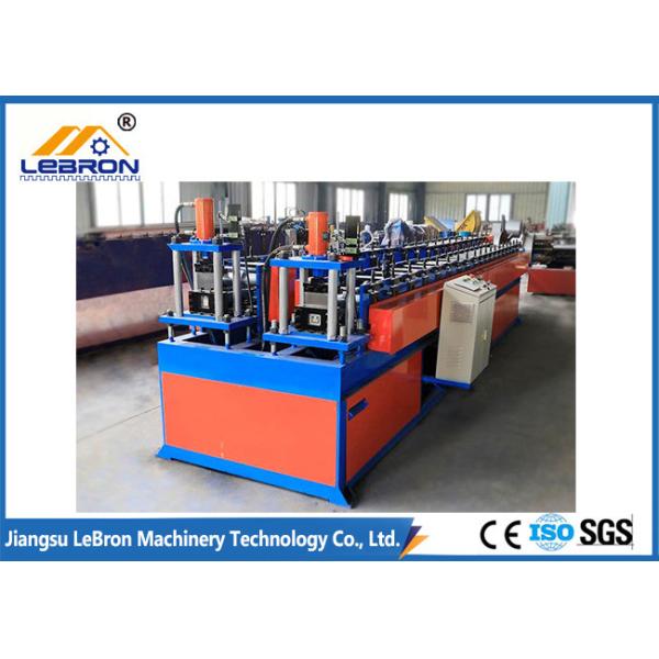 Smooth Steel Profile Roll Forming Machine Stable 3kW Hydraulic Station Power