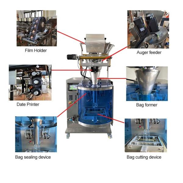 Quality Essence Powder Pouch Packing Machine 200g 220V Automatic Auger Filling for sale