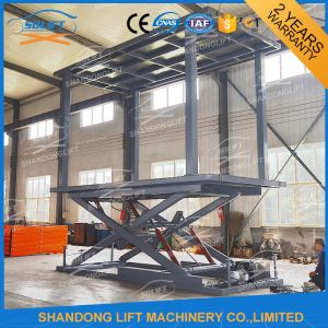 Buy cheap Double Deck Car Parking Lift Garage Car Elevator From Basement To Ground Level from wholesalers