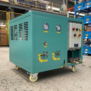 Buy cheap R1233zd Low Pressure Refrigerant Recovery Machine Chiller System Refrigerant Recycling Recovery Station from wholesalers