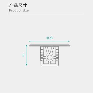 Buy cheap Versatile Steel-Plastic Shelf Pegs For Glass Essential Furniture Hardware For Knock-Down (Kd) Designs from wholesalers