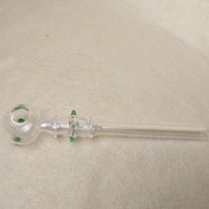 Mens Daily Use Glass Smoking Pipe High End Smart Looking OEM / ODM Available