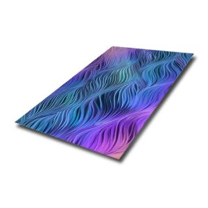 Buy cheap 201 304 316 Color 3D Polished Pattern Stainless Steel Sheet For Wall Decoration from wholesalers