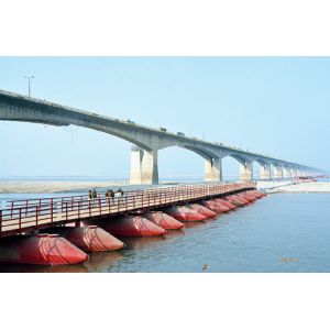 Buy cheap 20m X 3m Aluminum Alloy Portable Floating Bridge Facilitating Quick Crossings from wholesalers