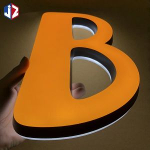 Buy cheap Backlit LED Acrylic Signage Smooth Line Commercial Advertising from wholesalers