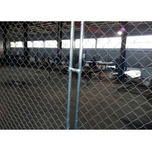 3.0mm Wire Dia Portable Chain Link Fence Various Types / Sizes SGS Certification