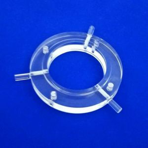 Buy cheap High Purity Quartz Tube Flange With Excellent Chemical Stability from wholesalers