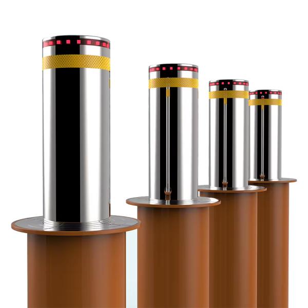 Quality Stainless Steel Parking Removable Automatic Rising Bollards For Driveways for sale