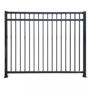 China Steel Tubular Galvanized Wrought Iron Fence For Garden on sale