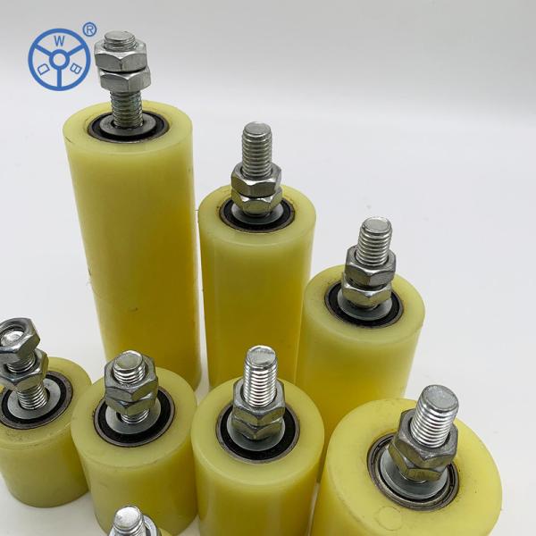 Buy cheap Non-Marking Rubber Casters Wheels Elastic Soft Orange for Easy Maneuvering and Non-Marking Tread Type from wholesalers